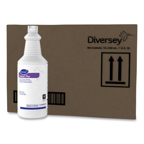 Image of Diversey Emerel Plus Cream Cleanser, Odorless, 32 Oz Squeeze Bottle, 12/carton
