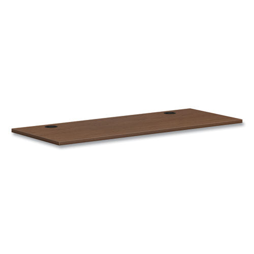 Image of HON® Mod Worksurface, Rectangular, 60w x 24d, Sepia Walnut