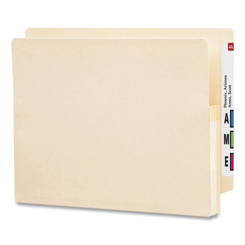 Image of Smead Manila End Tab File Pockets, 1.75" Expansion, Letter Size, Manila, 25/box