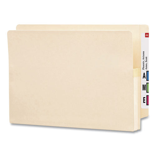 Image of Smead Manila End Tab File Pockets, 1.75" Expansion, Legal Size, Manila, 25/box