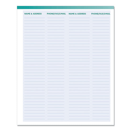 Image of House of Doolittle Express Track Recycled Weekly Appointment Book/Monthly Planner, 8 x 5, Black Cover, 13-Month: Jan 2025 to Jan 2026