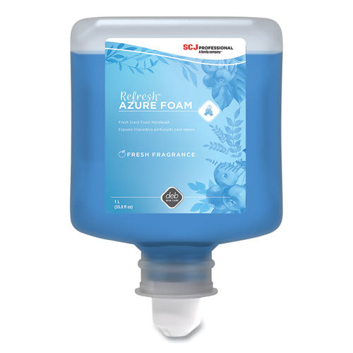 Image of SC Johnson Professional® Refresh Foaming Hand Soap Manual Cartridge Refill, Fresh Apple Scent, 1 L, 6/Carton