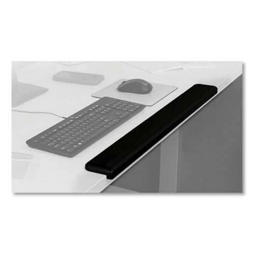 Image of 3M Gel Wrist Rest for Standing Desks, 30.13 x 3.25, Black