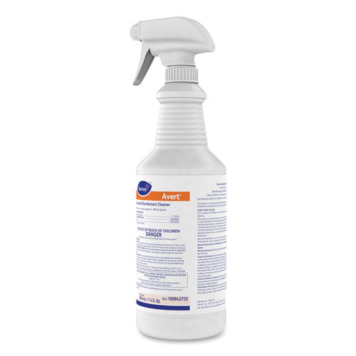 Image of Diversey Avert Sporicidal Disinfectant Cleaner, 32 Oz Spray Bottle, 12/carton