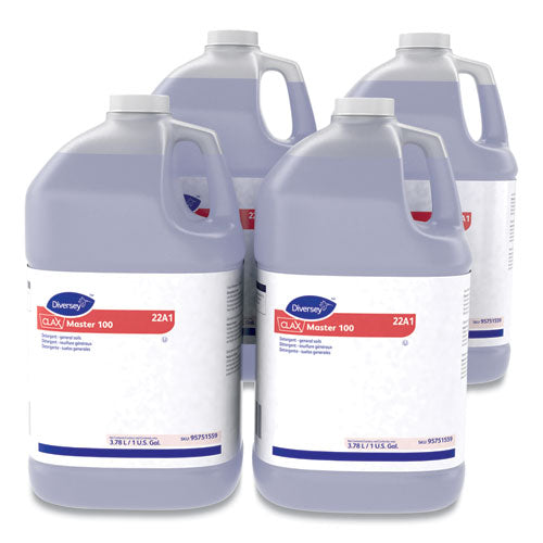 Image of Diversey Clax Master 100, Liquid, Unscented, 4/carton