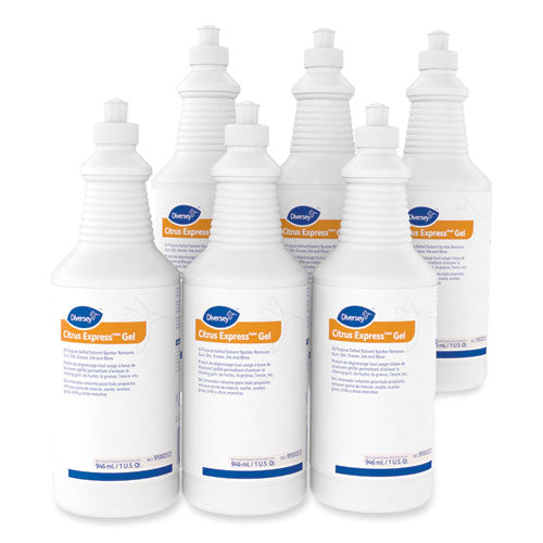 Image of Diversey Citrus Express Gel Spotter, Citrus Scent, 32 Oz Squeeze Bottle, 6/carton