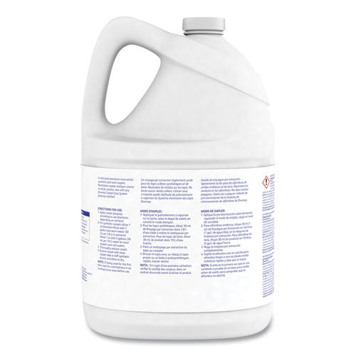 Image of Diversey Carpet Extraction Rinse, Floral Scent, 1 Gal Bottle, 4/carton