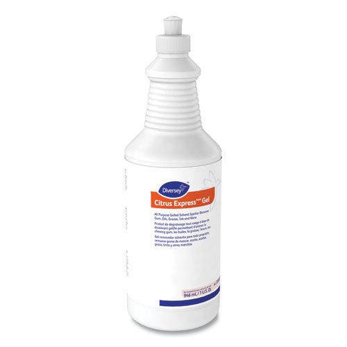 Image of Diversey Citrus Express Gel Spotter, Citrus Scent, 32 Oz Squeeze Bottle, 6/carton