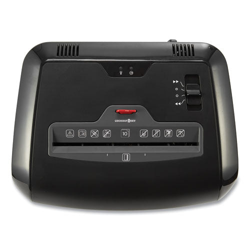Image of Universal® 48110 Cross-Cut Shredder with Lockout Key, 10 Manual Sheet Capacity