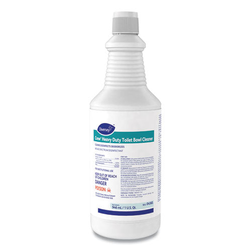 Image of Diversey Crew Heavy Duty Toilet Bowl Cleaner, Minty, 32 Oz Squeeze Bottle, 12/carton