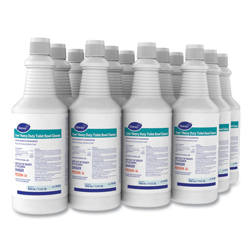 Image of Diversey Crew Heavy Duty Toilet Bowl Cleaner, Minty, 32 Oz Squeeze Bottle, 12/carton