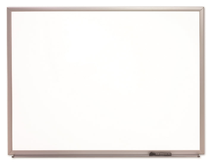 Image of Quartet/Skilcraft Magnetic Porcelain Dry Erase Board, Aluminum Frame, 48" x 36"
