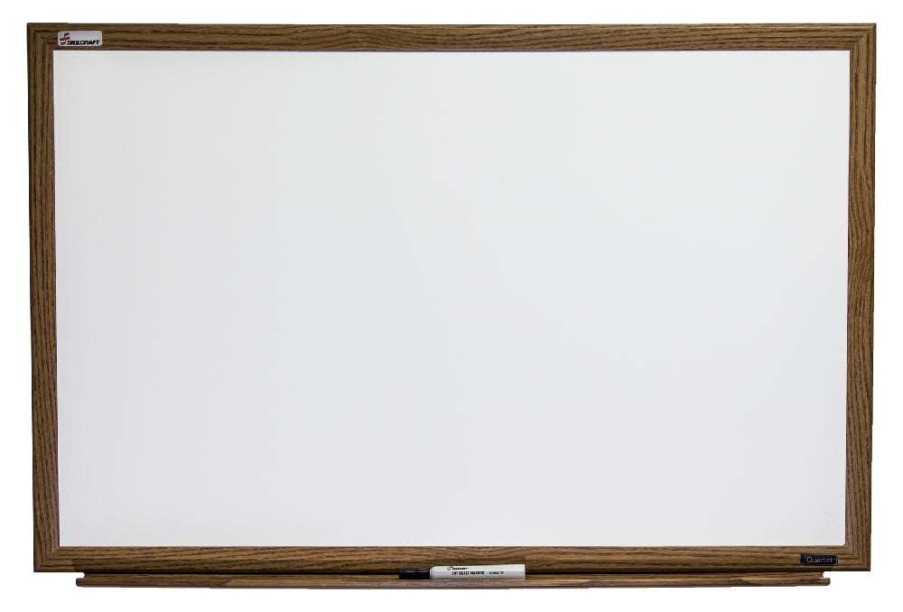 Image of Quartet/Skilcraft Melamine Dry Erase White Board, 36" x 24"