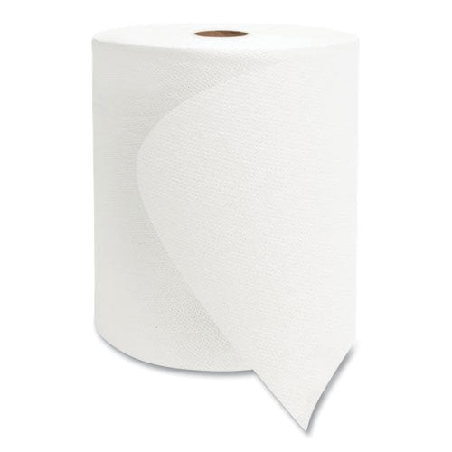 Image of Morcon Tissue Valay Universal TAD Roll Towels, 1-Ply, 8 x 600 ft, White, 6 Rolls/Carton