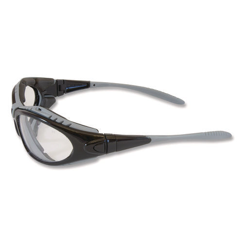Image of Bouton® Optical Fuselage Safety Goggles, Black Frame, Clear Lens