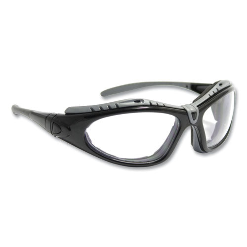 Image of Bouton® Optical Fuselage Safety Goggles, Black Frame, Clear Lens
