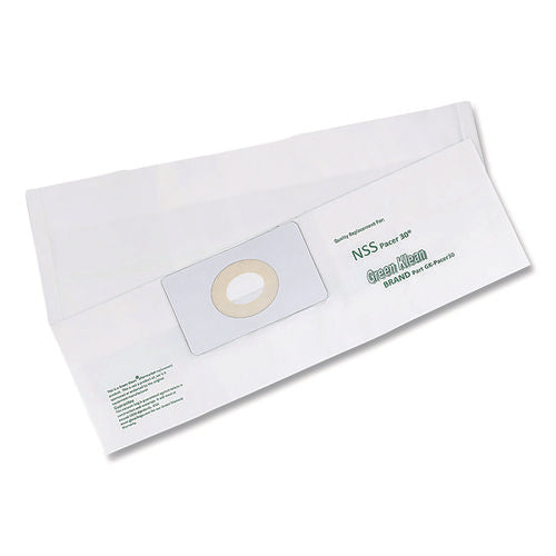 Image of Green Klean® Replacement Vacuum Bags, Fits Nss Pacer 30, 3/pack