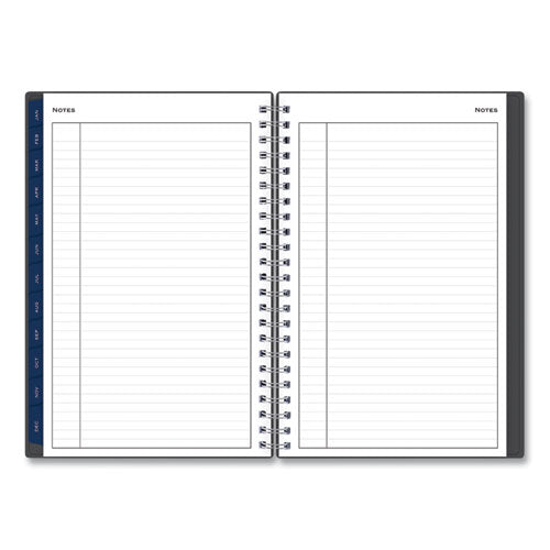 Image of Blue Sky® Passages Weekly/Monthly Planner, 8 x 5, Charcoal Cover, 12-Month (Jan to Dec): 2025