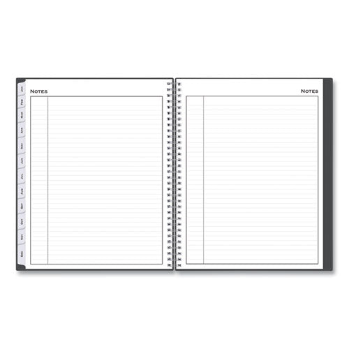 Image of Blue Sky® Passages Appointment Planner, 11 x 8.5, Charcoal Cover, 12-Month (Jan to Dec): 2025