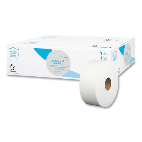Image of Sofidel Heavenly Choice 1-Ply Jumbo Bathroom Tissue, Septic Safe, White, 3.4" x 2,000 ft, 12/Carton