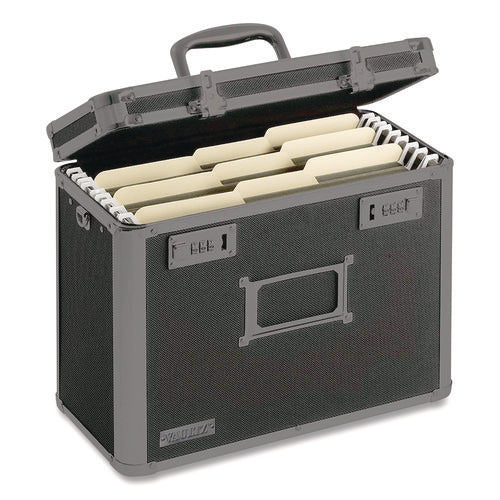 Image of Vaultz® Locking Personal File Tote, Letter, 7.25 X 13.75 X 12.5, Tactical Black
