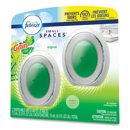 Image of Febreze® SMALLSPACES, GAIN ORIGINAL SCENT, 7.5 ML CARTRIDGE, 2/PACK