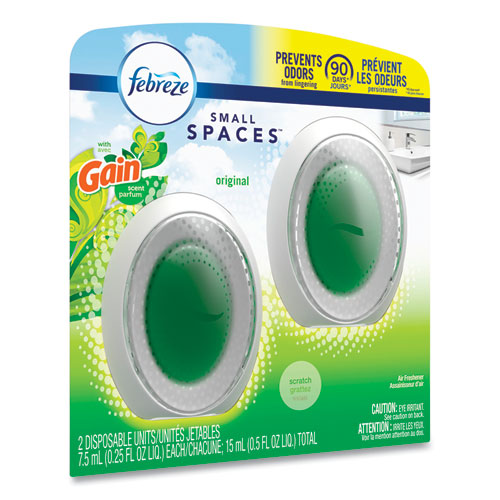 Image of Febreze® SMALLSPACES, GAIN ORIGINAL SCENT, 7.5 ML CARTRIDGE, 2/PACK