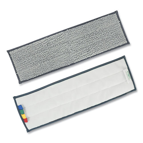 Image of Unger® Excella Reusable Mopping Pad, 20 X 6, Gray With Color-Coding Tabs