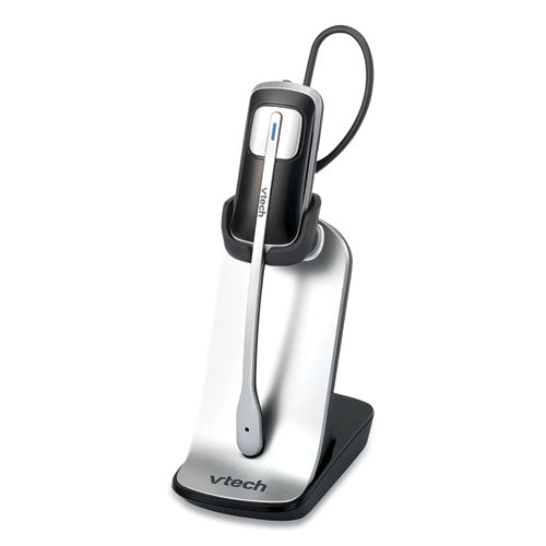 Image of Vtech® IS6200 Monaural Convertible Headset, Black/Silver