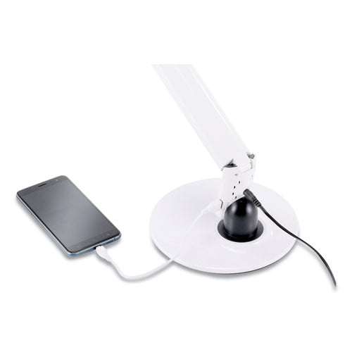 Image of Bostitch® Color Changing LED Desk Lamp with RGB Arm, 18.12" High, White