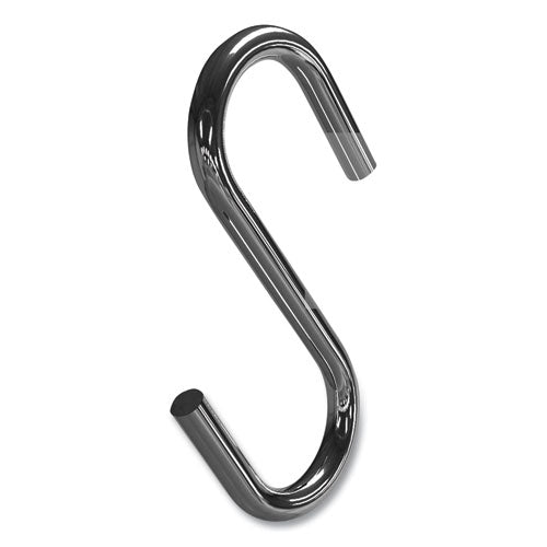 Image of deflecto® S Hooks, Metal, Silver, 50/pack