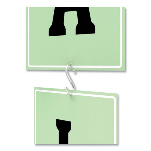 Image of deflecto® S Hooks, Metal, Silver, 50/pack