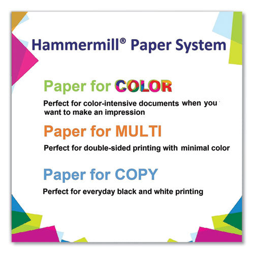 Image of Hammermill® Colors Print Paper, 20 lb Bond Weight, 11 x 17, Blue, 500/Ream