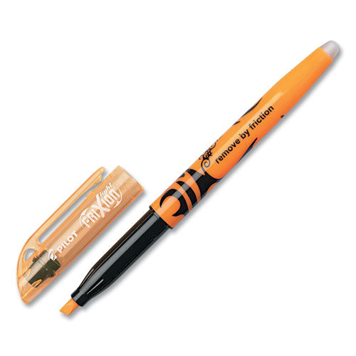 Image of Pilot® Frixion Light Erasable Highlighter, Orange Ink, Chisel Tip, Orange/black Barrel, Dozen