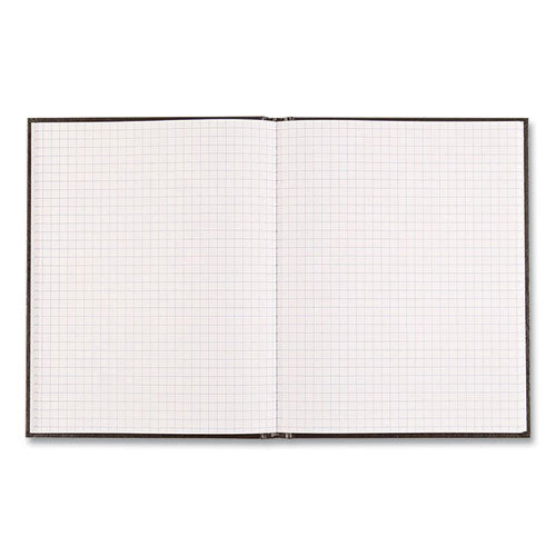 Image of Blueline® Professional Quad Notebook, Quadrille Rule (4 sq/in), Black Cover, (96) 9.25 x 7.25 Sheets