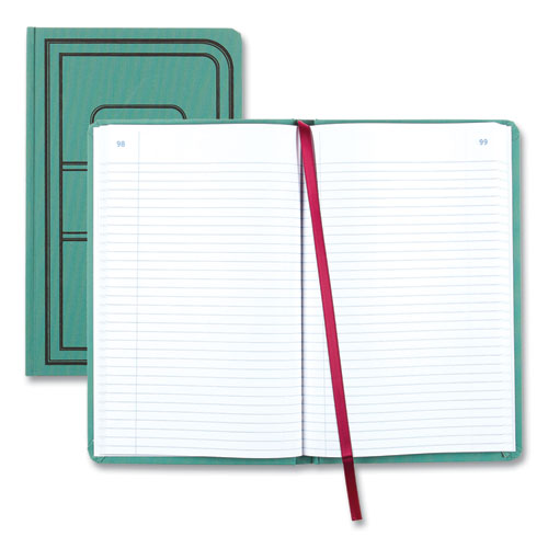 Image of National® Tuff Series Record Book, Green Cover, 12 X 7.5 Sheets, 300 Sheets/book
