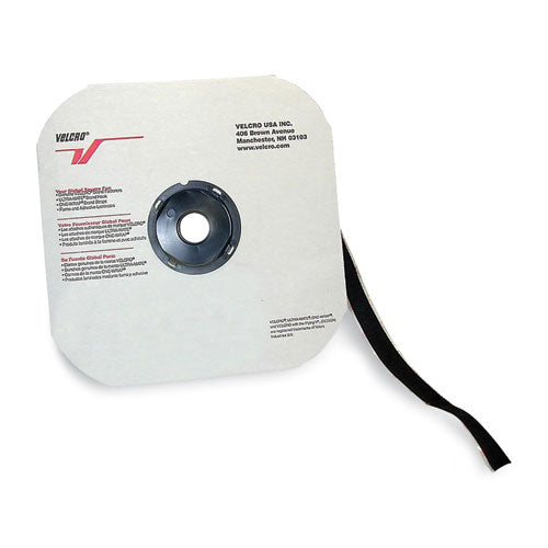Image of VELCRO® Brand Sticky Back Hook Fastener, Velcro 0.75" X 900", Black