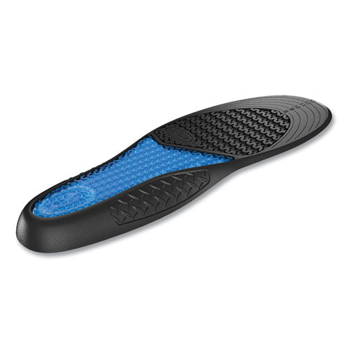 Image of Dr. Scholl's® Comfort And Energy Work Massaging Gel Insoles, Men Sizes 8 To 14, Black/blue, Pair