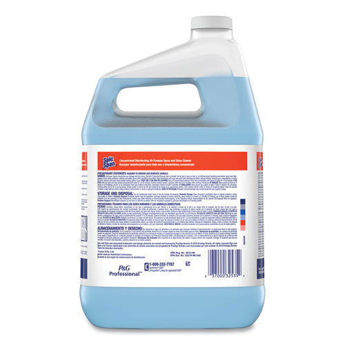 Image of Spic and Span® Disinfecting All-Purpose Spray And Glass Cleaner, Concentrated, 1 Gal, 2/carton