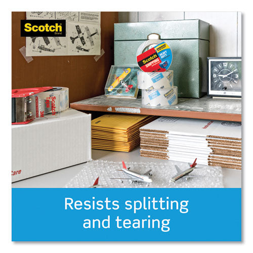 Image of Scotch® 3850 Heavy-Duty Packaging Tape With Dp300 Dispenser, 3" Core, 1.88" X 54.6 Yds, Clear, 6/pack