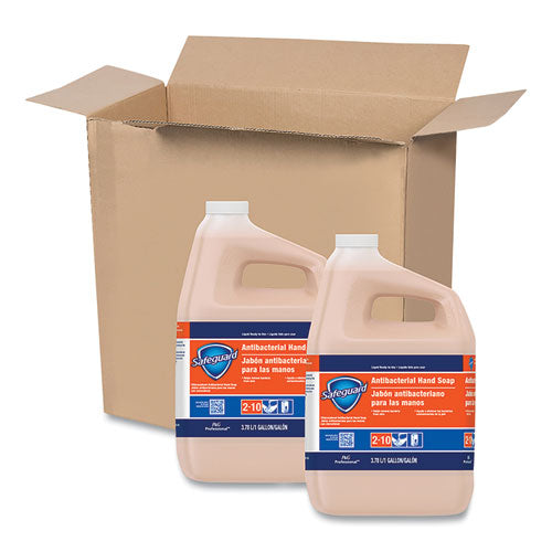 Image of Safeguard Professional Antibacterial Liquid Hand Soap, Light Scent, 1 gal, 2/Carton