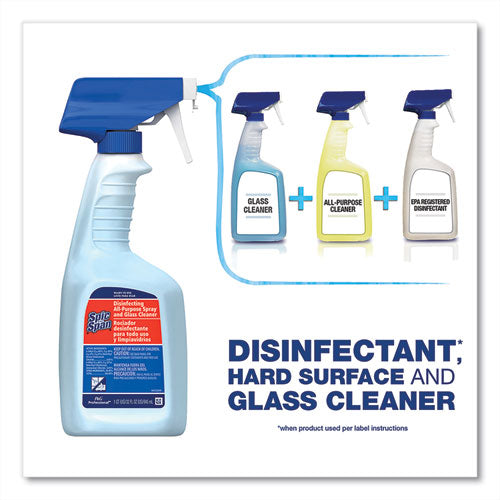 Image of Spic and Span® Disinfecting All-Purpose Spray And Glass Cleaner, Fresh Scent, 32 Oz Spray Bottle, 6/carton