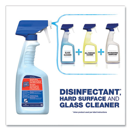 Image of Spic and Span® Disinfecting All-Purpose Spray and Glass Cleaner, Fresh Scent, 32 oz Bottles, 8 Bottles and 8 Trigger Sprayers/Carton