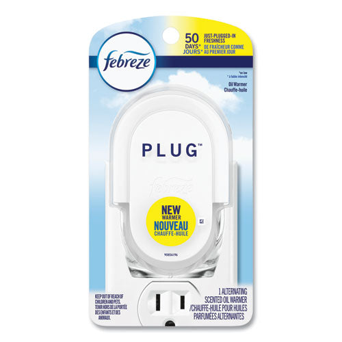 Image of Febreze® Plug Air Freshener Warmer, 2.5" X 3" X 4", Off White, 4/carton