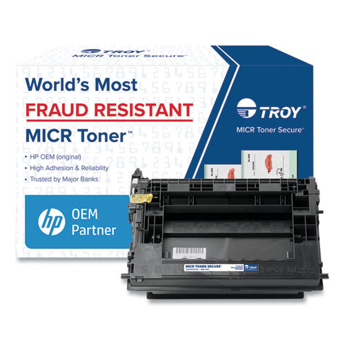 Image of TROY® 02w1470x001 147x High-Yield Micr Toner, Alternative For Hp W1470x, Black