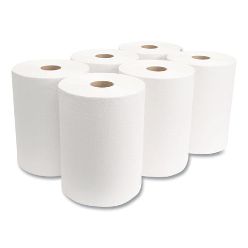 Image of Morcon Tissue 10 Inch Roll Towels, 1-Ply, 10" X 800 Ft, White, 6 Rolls/carton