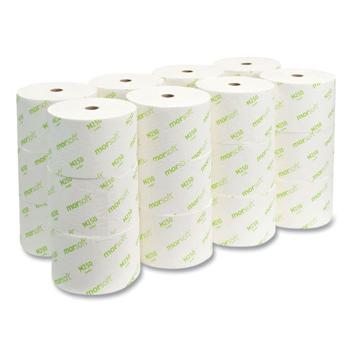 Image of Morcon Tissue Small Core Bath Tissue, Septic Safe, 2-Ply, White, 1,250/Roll, 24 Rolls/Carton