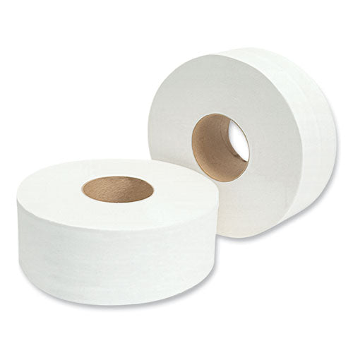 Image of Morcon Tissue Jumbo Bath Tissue, Septic Safe, 2-Ply, White, 3.3" x 1,000 ft, 12/Carton