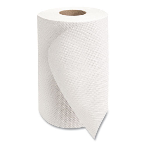 Image of Morcon Tissue Morsoft Universal Roll Towels, 1-Ply, 8" x 350 ft, White, 12 Rolls/Carton