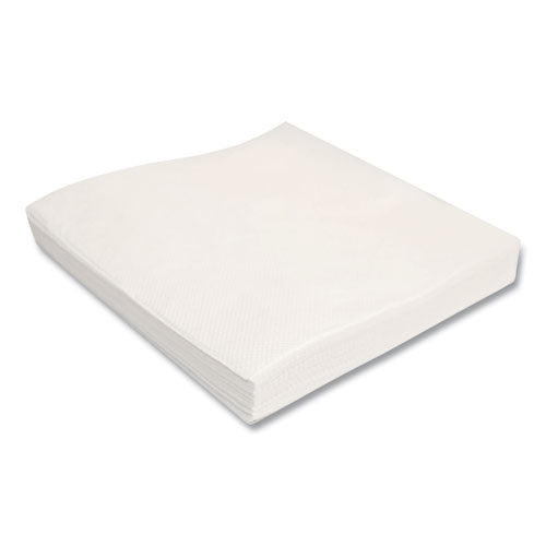 Image of Morcon Tissue Morsoft 1/4 Fold Lunch Napkins, 1 Ply, 11.8" X 11.8", White, 6,000/carton